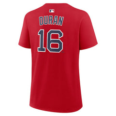 Jarren Duran Boston Red Sox Nike Women's Name & Number T-Shirt - MLB T-shirts