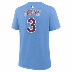 Bryce Harper Philadelphia Phillies Nike Women's Name & Number T-Shirt - MLB T-shirts