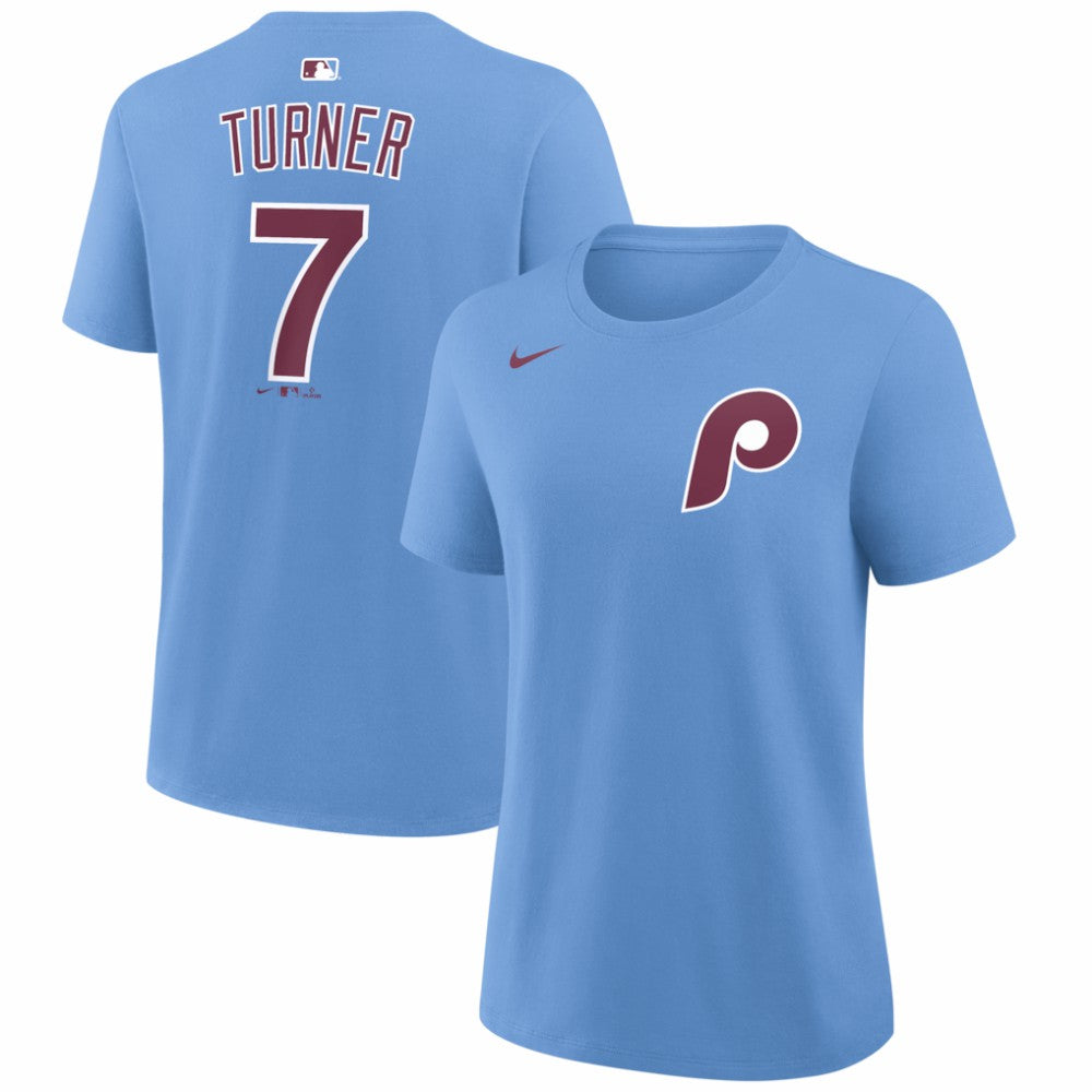 Trea Turner Philadelphia Phillies Nike Women's Name & Number T-Shirt - MLB T-shirts