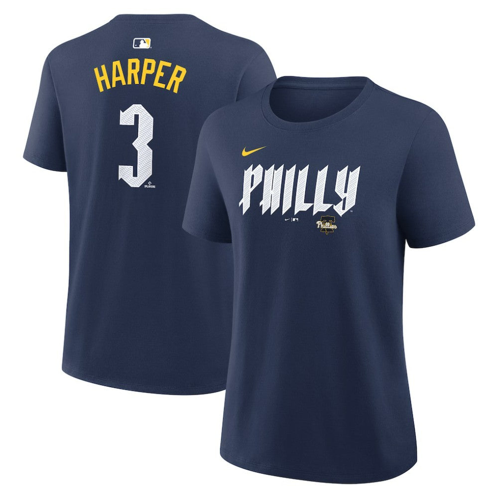 Bryce Harper Philadelphia Phillies Nike Women's City Connect Name & Number T-Shirt - MLB T-shirts