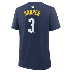 Bryce Harper Philadelphia Phillies Nike Women's City Connect Name & Number T-Shirt - MLB T-shirts