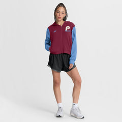 Philadelphia Phillies Nike Women's Cooperstown Collection Cropped Full-Zip Hoodie - MLB Hoodies