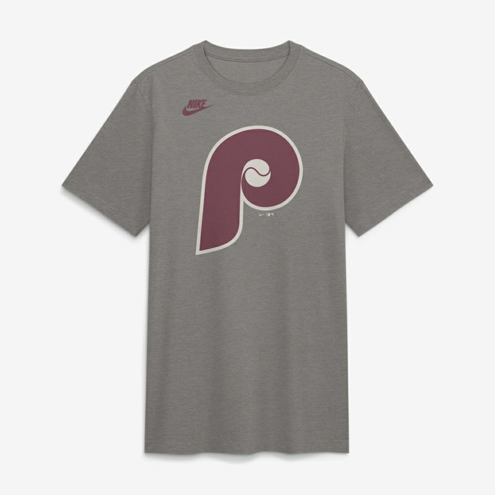 Philadelphia Phillies Nike Cooperstown Logo Tri-Blend T-Shirt - MLB T-shirts