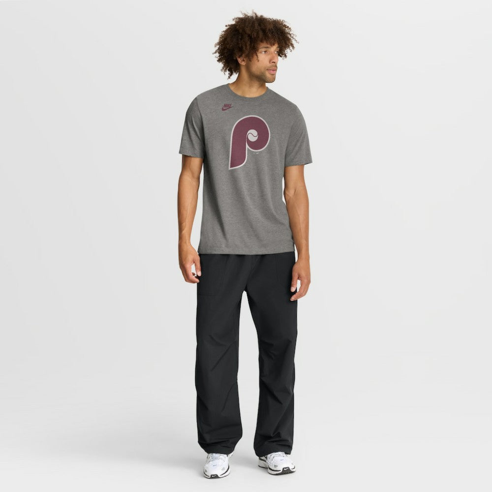 Philadelphia Phillies Nike Cooperstown Logo Tri-Blend T-Shirt - MLB T-shirts