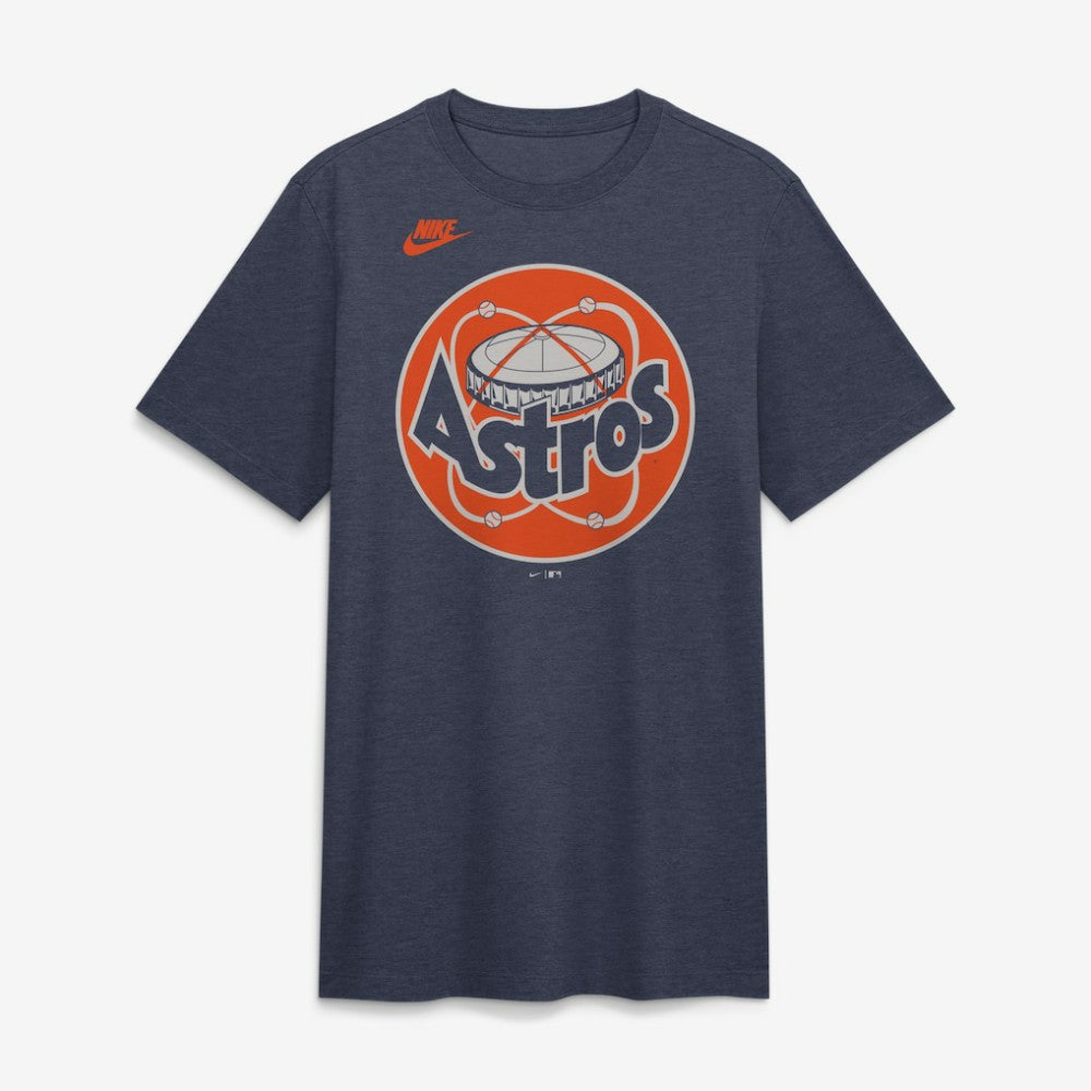 Houston Astros Nike Cooperstown Logo Tri-Blend T-Shirt - MLB T-shirts