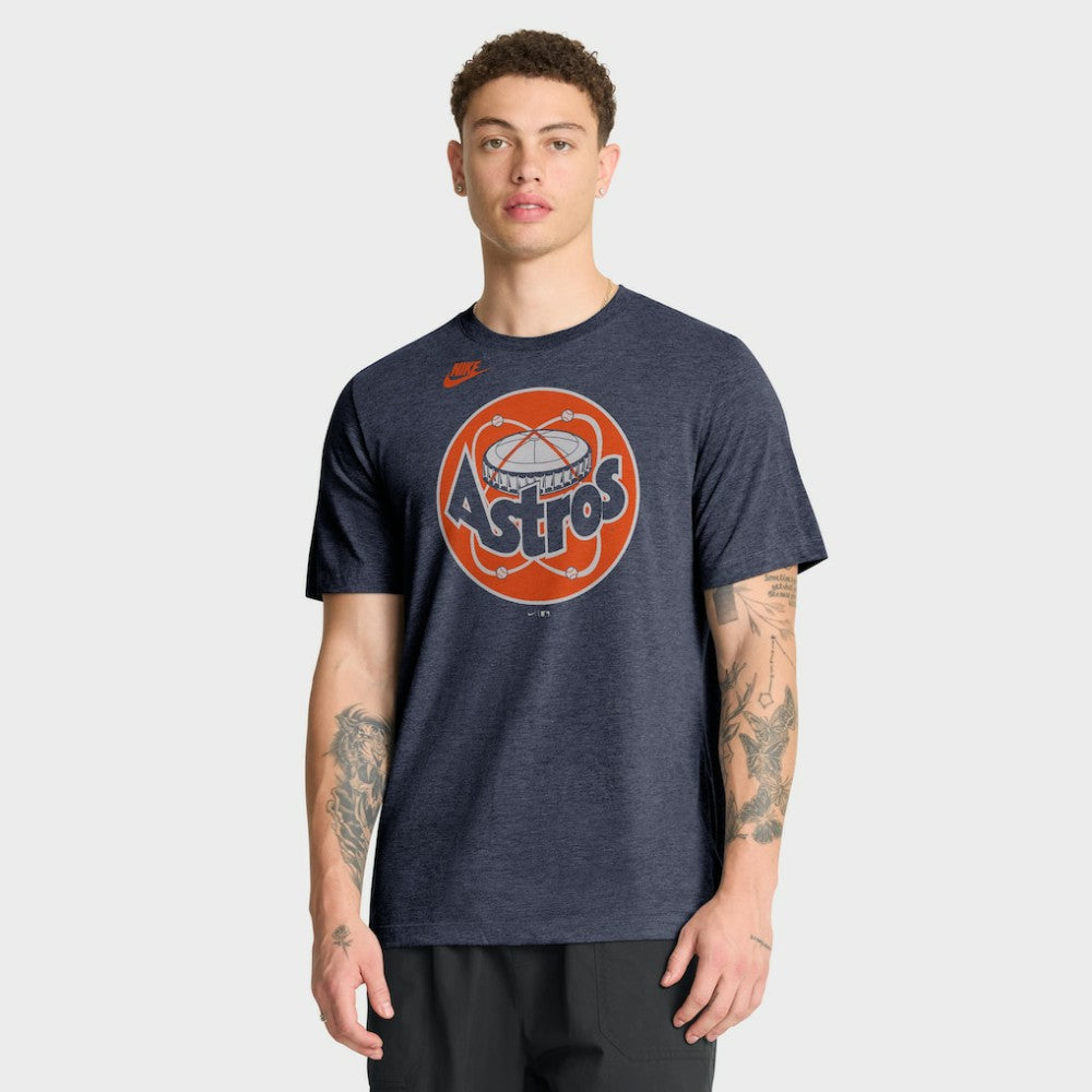 Houston Astros Nike Cooperstown Logo Tri-Blend T-Shirt - MLB T-shirts