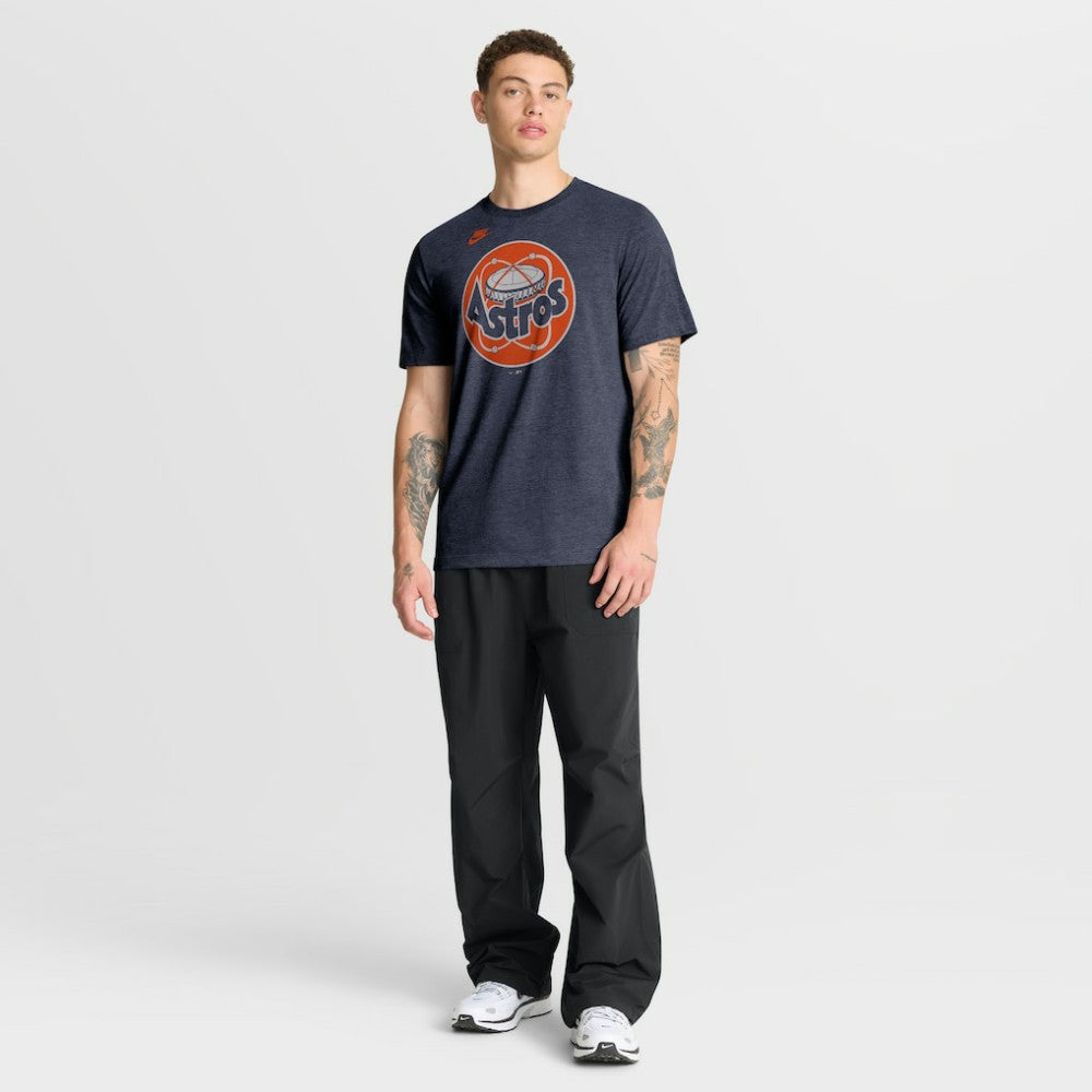 Houston Astros Nike Cooperstown Logo Tri-Blend T-Shirt - MLB T-shirts