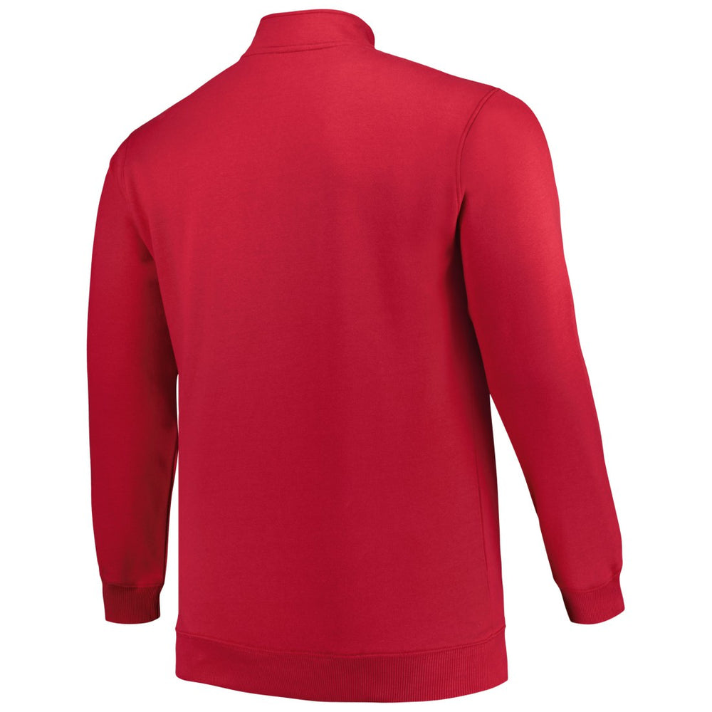 Tampa Bay Buccaneers Profile Big & Tall Fleece Quarter-Zip Jacket | NFL Outlet
