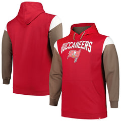 Tampa Bay Buccaneers Profile Big & Tall Trench Battle Pullover Hoodie | NFL On sale