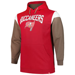 Tampa Bay Buccaneers Profile Big & Tall Trench Battle Pullover Hoodie | NFL On sale