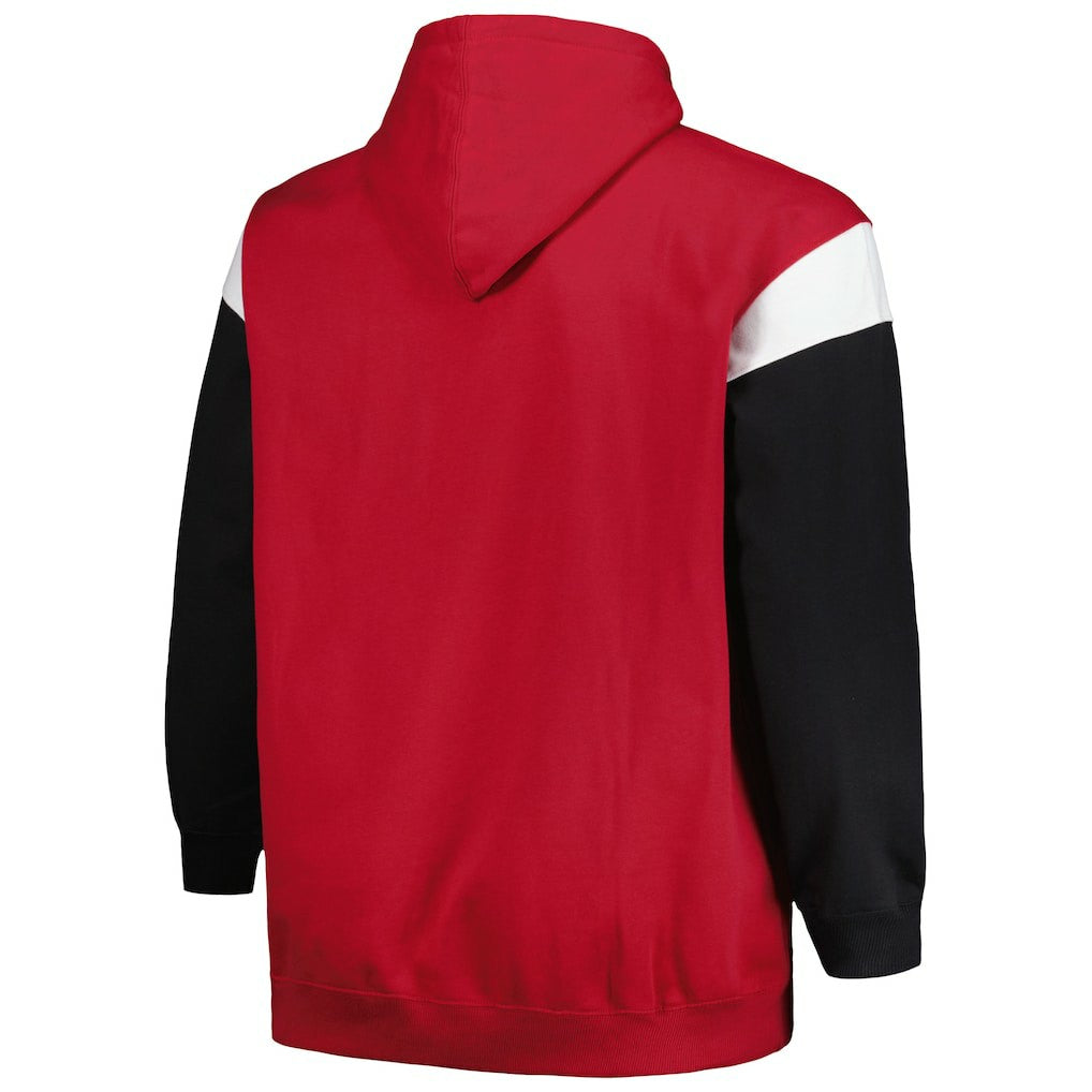 Arizona Cardinals Profile Big & Tall Trench Battle Pullover Hoodie | NFL New