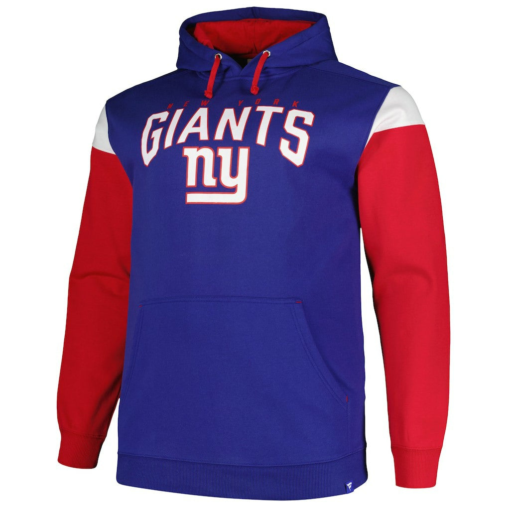 New York Giants Profile Big & Tall Trench Battle Pullover Hoodie | NFL New