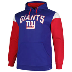 New York Giants Profile Big & Tall Trench Battle Pullover Hoodie | NFL New