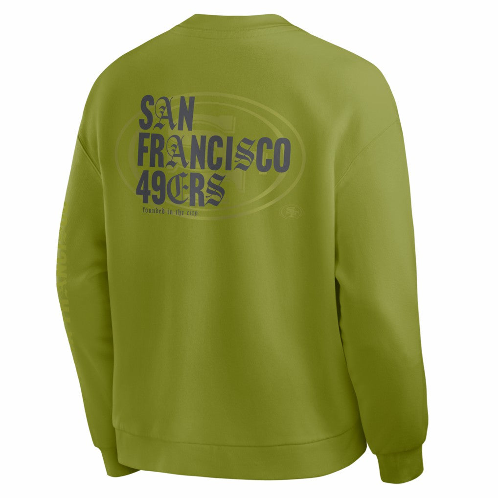 San Francisco 49ers Oversized Type Play Multi Sweatshirt | NFL Discount