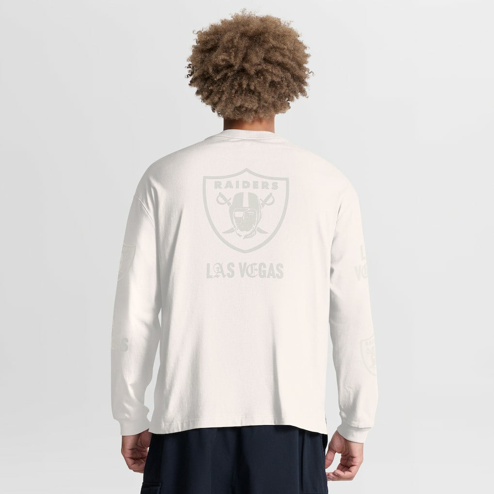 Las Vegas Raiders Oversized Type Play Long Sleeve T-Shirt | NFL US