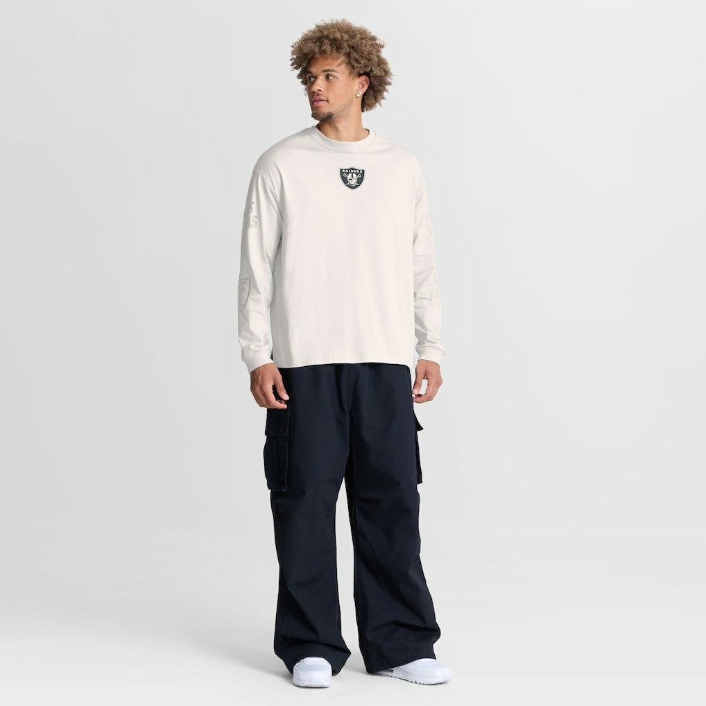 Las Vegas Raiders Oversized Type Play Long Sleeve T-Shirt | NFL US
