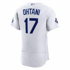 Shohei Ohtani Los Angeles Dodgers Nike Home Authentic Sponsor Patch Jersey - MLB Jerseys