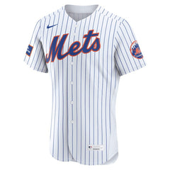 New York Mets Nike Home Sponsor Patch Authentic Jersey - MLB Jerseys