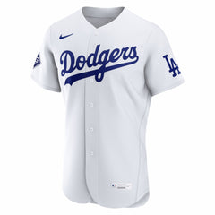 Los Angeles Dodgers Nike Home Sponsor Patch Authentic Jersey - MLB Jerseys