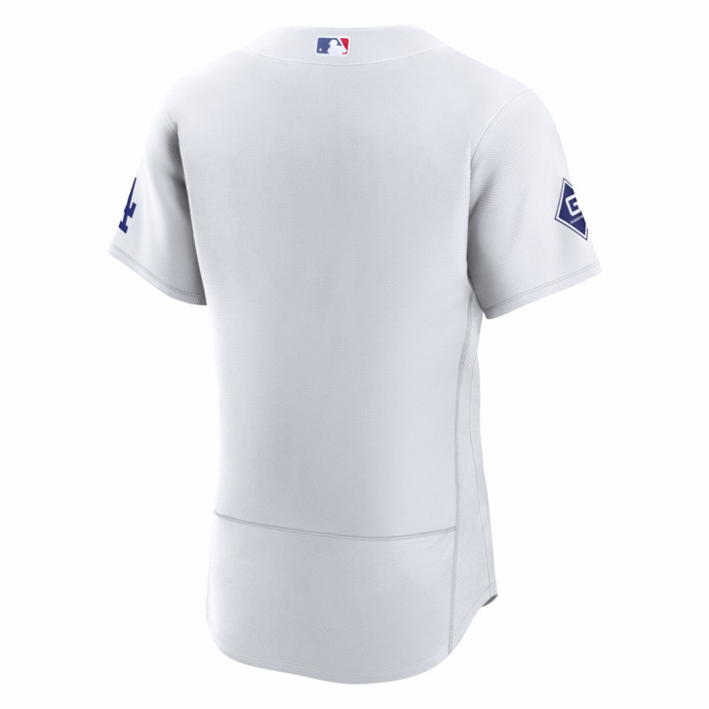 Los Angeles Dodgers Nike Home Sponsor Patch Authentic Jersey - MLB Jerseys
