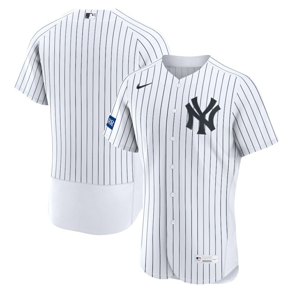 New York Yankees Nike Home Sponsor Patch Authentic Jersey - MLB Jerseys