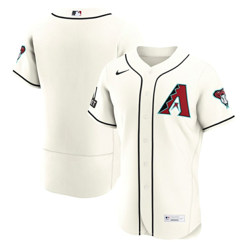 Arizona Diamondbacks Nike Home Sponsor Patch Authentic Jersey - MLB Jerseys