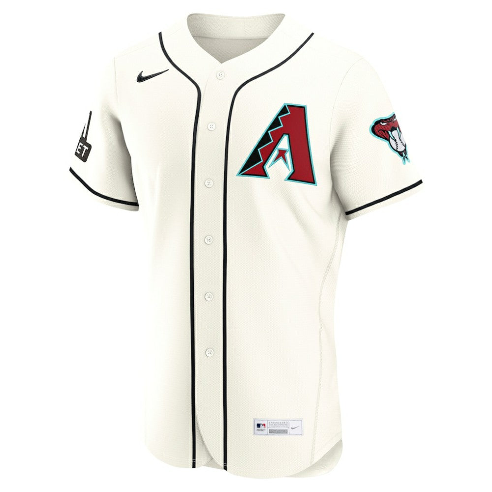 Arizona Diamondbacks Nike Home Sponsor Patch Authentic Jersey - MLB Jerseys
