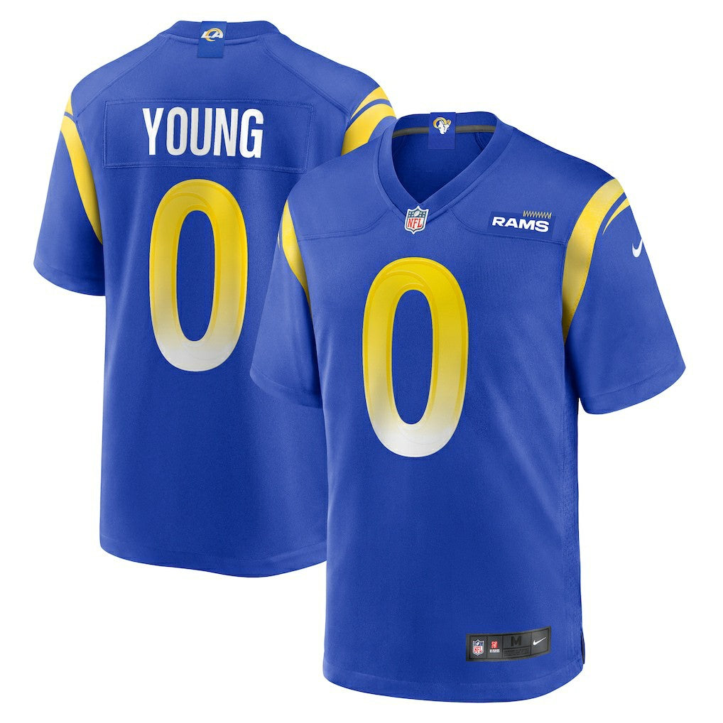 Los Angeles Rams Byron Young  Home Game Jersey | NFL Outlet
