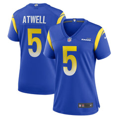 Los Angeles Rams Tutu Atwell  Women's Home Game Jersey | NFL Hot