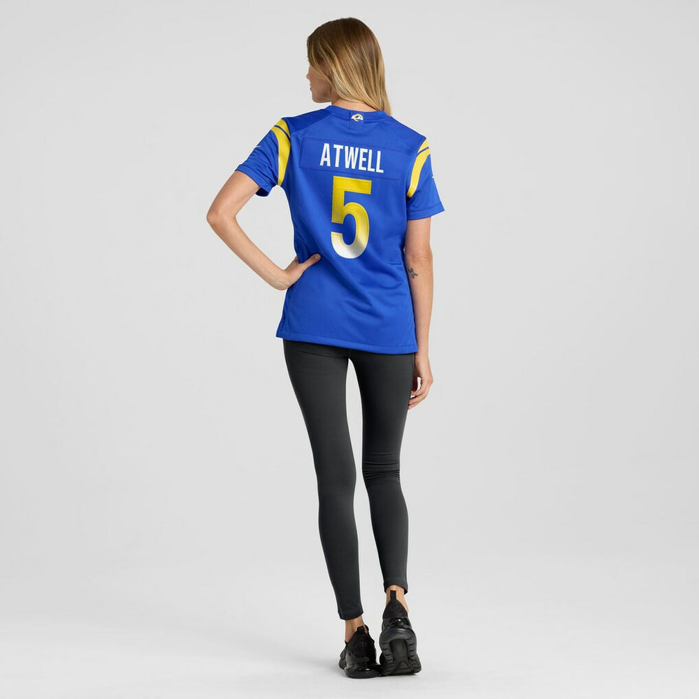 Los Angeles Rams Tutu Atwell  Women's Home Game Jersey | NFL Hot