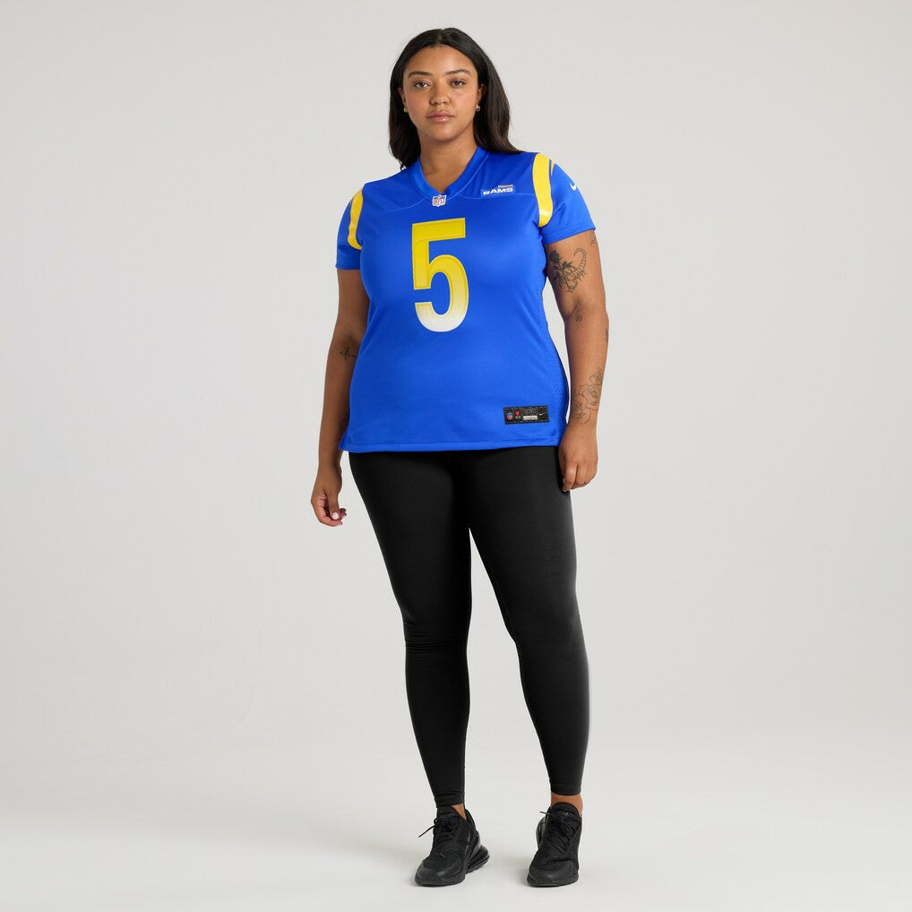 Los Angeles Rams Tutu Atwell  Women's Home Game Jersey | NFL Hot