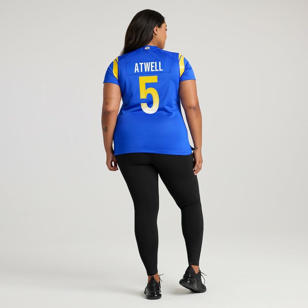 Los Angeles Rams Tutu Atwell  Women's Home Game Jersey | NFL Hot