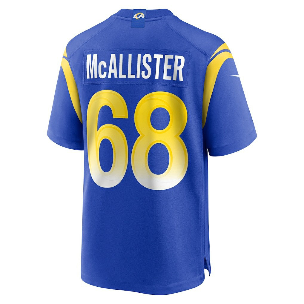 Los Angeles Rams Mike McAllister  Home Game Jersey | NFL Hot