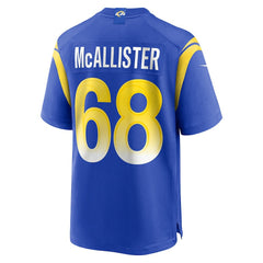 Los Angeles Rams Mike McAllister  Home Game Jersey | NFL Hot