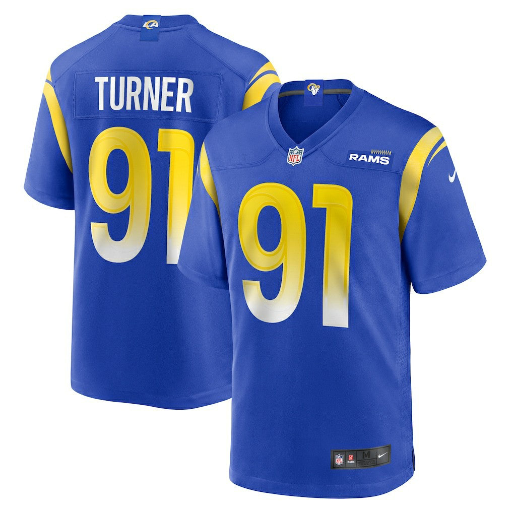 Los Angeles Rams Kobie Turner  Home Game Jersey | NFL Discount