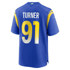 Los Angeles Rams Kobie Turner  Home Game Jersey | NFL Discount
