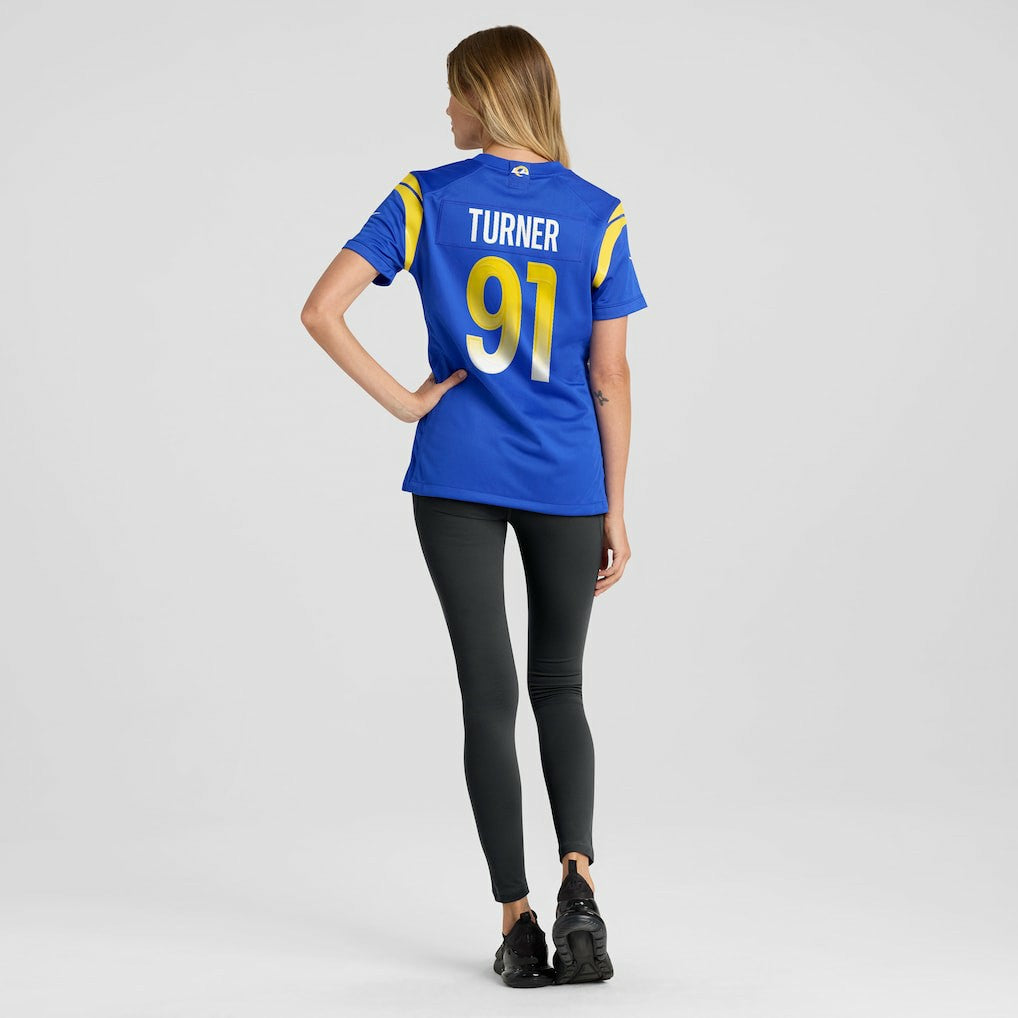 Los Angeles Rams Kobie Turner  Women's Home Game Jersey | NFL Sale