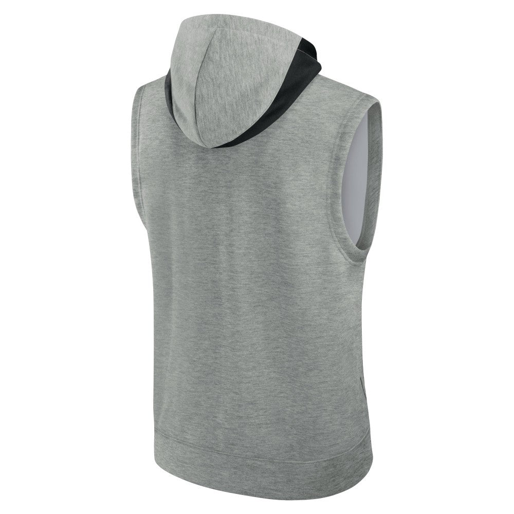 Miami Marlins Nike Authentic Collection Early Work Dri-FIT Sleeveless Hoodie - MLB Hoodies