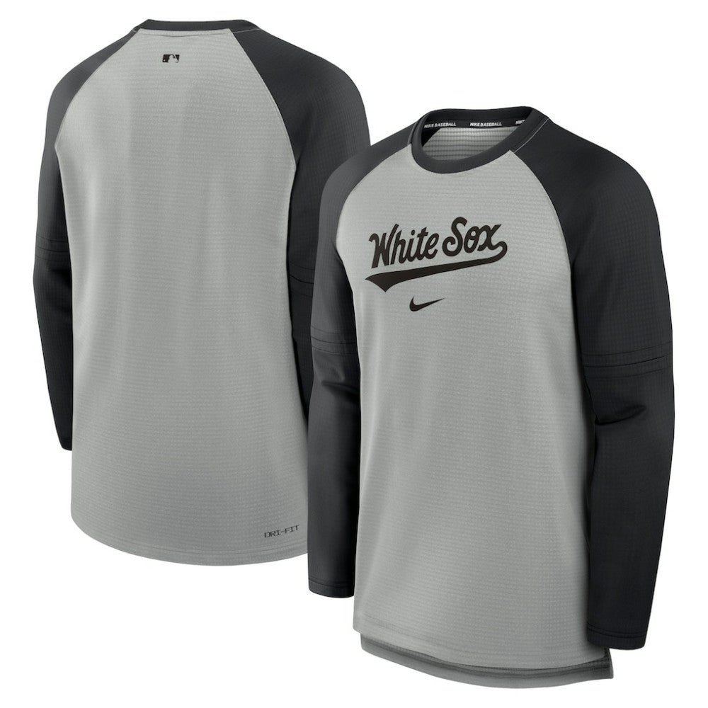 Chicago White Sox Nike Authentic Collection Game Time Raglan Performance Long Sleeve T-Shirt - MLB T-shirts