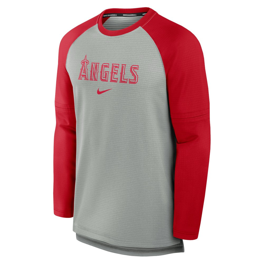 Los Angeles Angels Nike Authentic Collection Game Time Raglan Performance Long Sleeve T-Shirt - MLB T-shirts