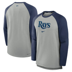 Tampa Bay Rays Nike Authentic Collection Game Time Raglan Performance Long Sleeve T-Shirt - MLB T-shirts