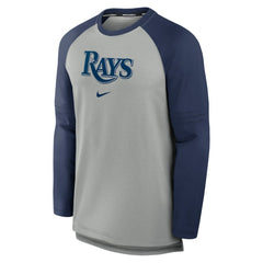 Tampa Bay Rays Nike Authentic Collection Game Time Raglan Performance Long Sleeve T-Shirt - MLB T-shirts