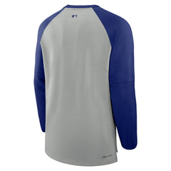 Texas Rangers Nike Authentic Collection Game Time Raglan Performance Long Sleeve T-Shirt - MLB T-shirts