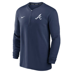Atlanta Braves Nike Authentic Collection Game Time Performance Quarter-Zip Top - MLB Tops