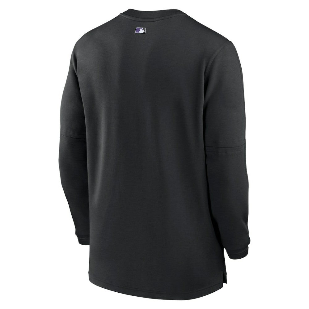 Colorado Rockies Nike Authentic Collection Game Time Performance Quarter-Zip Top - MLB Tops