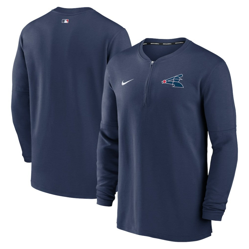 Chicago White Sox Nike Authentic Collection Game Time Performance Quarter-Zip Top - MLB Tops
