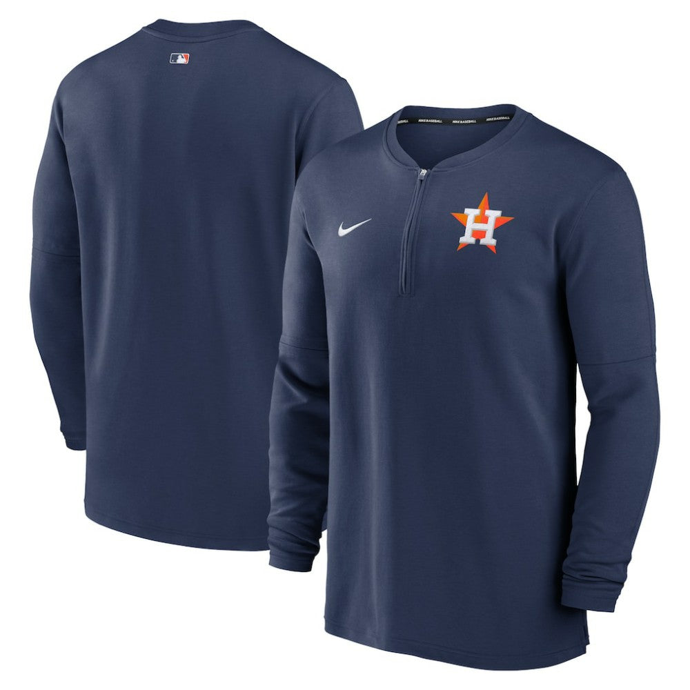 Houston Astros Nike Authentic Collection Game Time Performance Quarter-Zip Top - MLB Tops