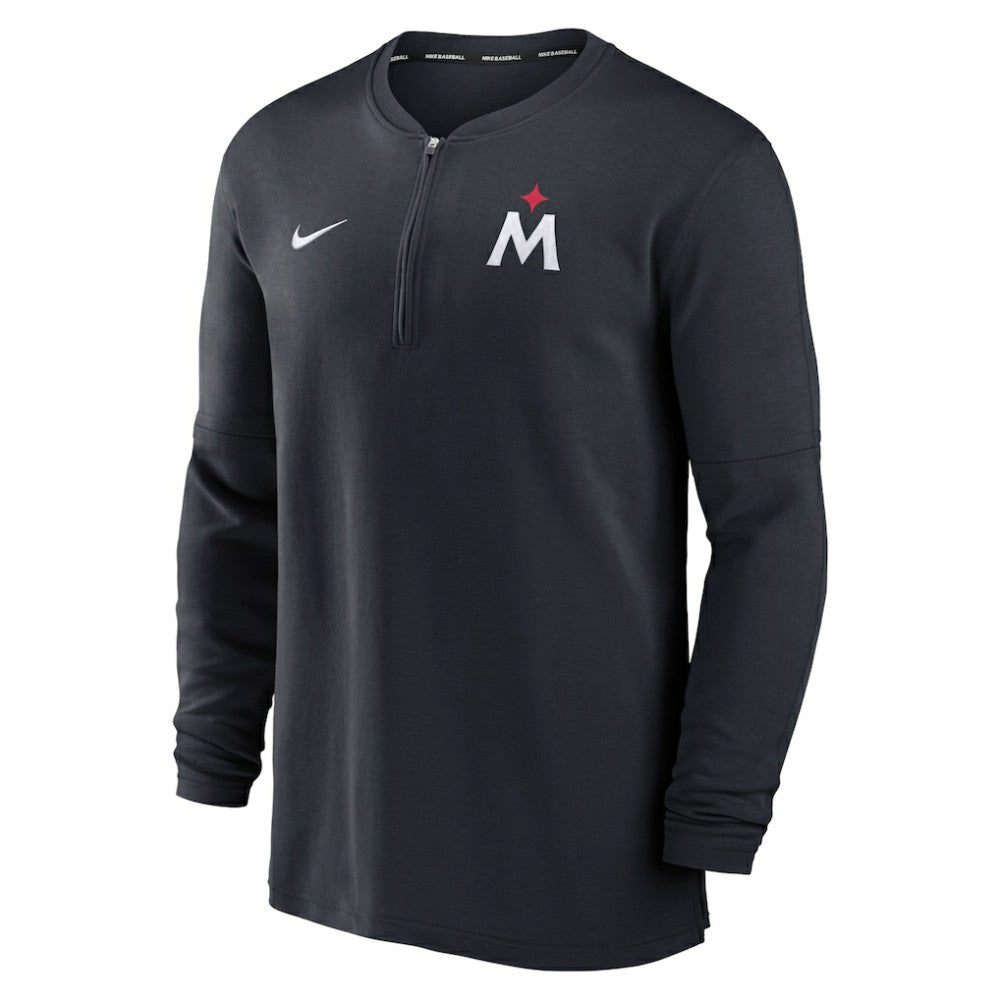 Minnesota Twins Nike Authentic Collection Game Time Performance Quarter-Zip Top - MLB Tops
