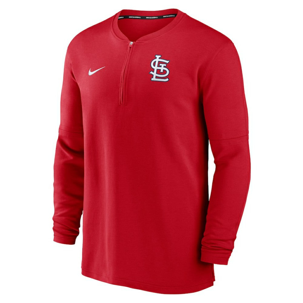 St. Louis Cardinals Nike Authentic Collection Game Time Performance Quarter-Zip Top - MLB Tops
