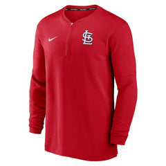 St. Louis Cardinals Nike Authentic Collection Game Time Performance Quarter-Zip Top - MLB Tops